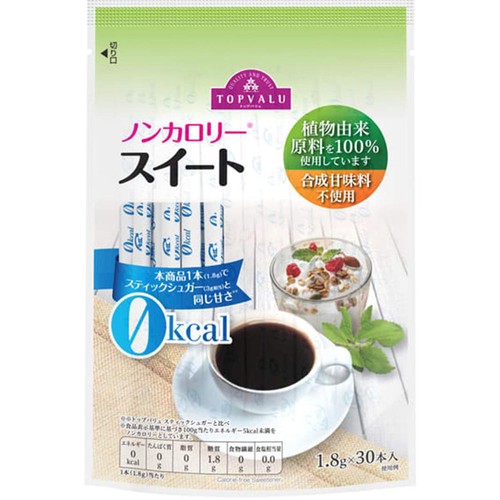ノンカロリースイート 1.8g x 30本 トップバリュ
