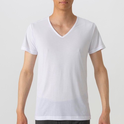 PEACE FIT(ピースフィット) COOL 半袖Vネックシャツ 紳士 シロ 2XL トップバリュ
