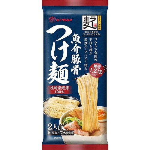 マルタイ 福岡県産ラー麦 魚介豚骨つけ麺 215g