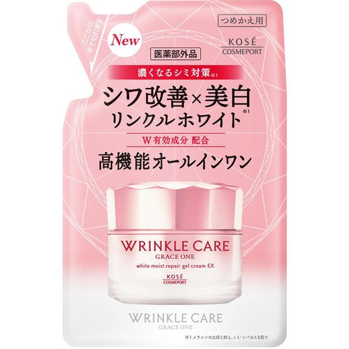 コーセーコスメポート グレイスワン リンクルホワイトジェル つめかえ用 90g