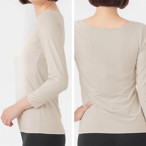 EXセリアント ウェア インナー（8分袖） 婦人 ベージュ S トップバリュ