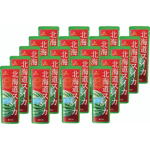 ゴールドパック 北海道スイカ 1ケース 80g x 20本