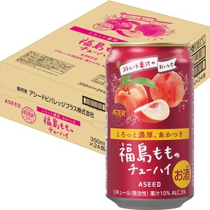 5%】 アスター 福島もものチューハイ 1ケース 350ml x 24本 Green