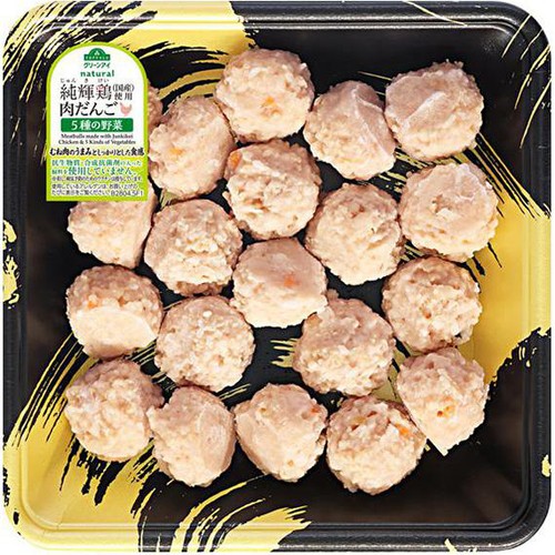 純輝鶏(国産)使用肉だんご 5種の野菜入り 335g 【冷蔵】トップバリュ