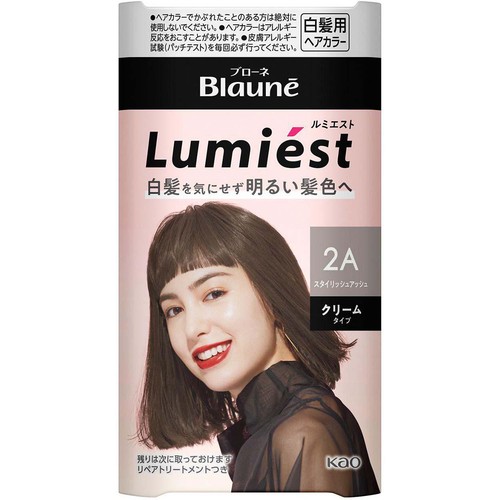 花王 ブローネ ルミエスト ヘアカラー 2A スタイリッシュアッシュ 100g + 8g