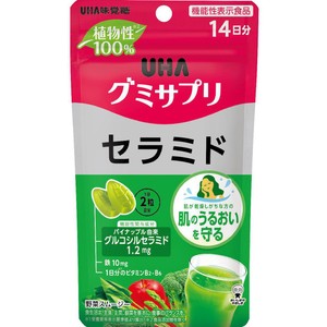 UHA味覚糖 UHAグミサプリ セラミド 14日分 28粒 Green Beans