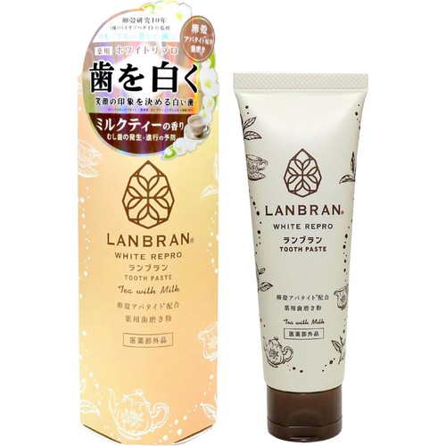 三和通商 ランブラン ホワイトリプロ 薬用歯磨き粉 ミルクティーの香り 100g