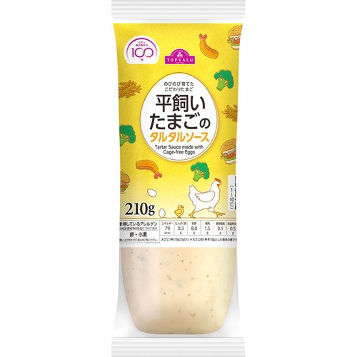 平飼いたまごのタルタルソース 210g トップバリュ