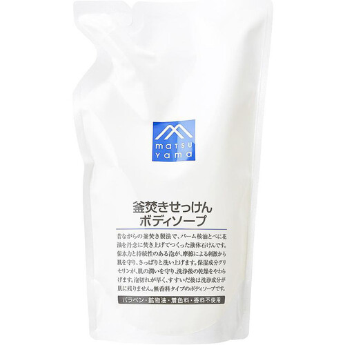 松山油脂 釜焚きせっけんボディソープ 詰替 600mL