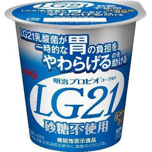 明治 プロビオヨーグルト LG21砂糖不使用 112g