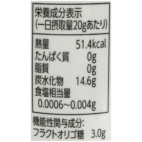 伊藤忠製糖 沖縄・奄美のきびオリゴ 350g