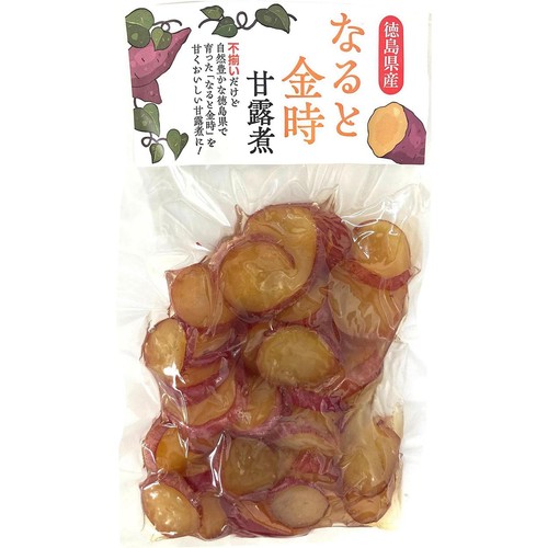 天宝食品 徳島県産 なると金時 甘露煮(不揃い) 230g Green Beans