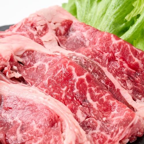 【冷凍】北海道産氷室熟成 有機牛肩ロースすき焼き用 150g