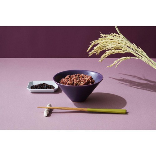 ミツカン Fibee レンジでもちもち 黒米と玄米ごはん 1人前 160g Green