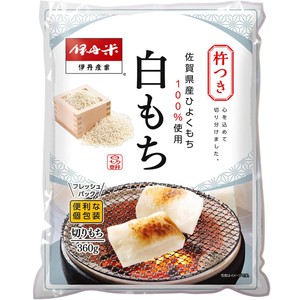 白もち 360g 佐賀県産 100%使用 切りもち 伊丹産業 白もち(切りもち) 360g Green Beans | グリーンビーンズ by AEON