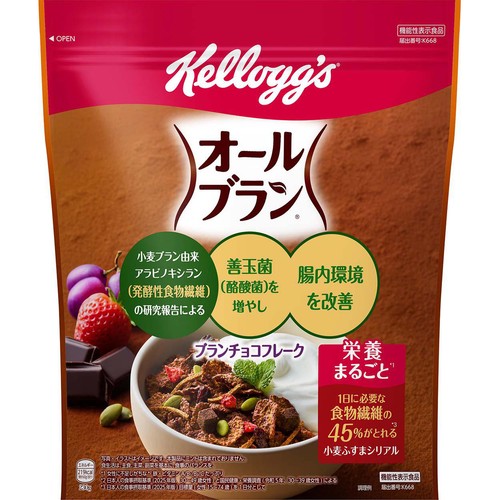 日本ケロッグ オールブランブラン チョコフレーク 230g Green Beans