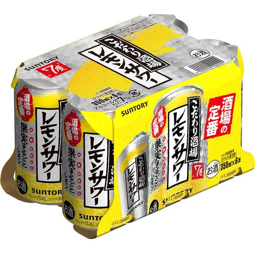 7%】 サントリー こだわり酒場のレモンサワー 350ml x 6本 Green Beans