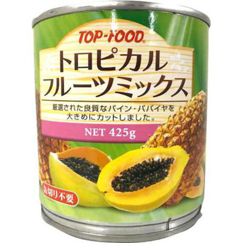 トップフード インドネシア産トロピカルフルーツ缶詰 425g Green Beans