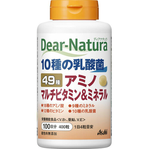 アサヒグループ食品 ディアナチュラ 49アミノマルチビタミン&ミネラル 100日 400粒