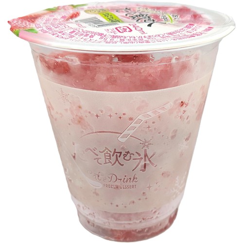 アイスライン たべて飲む氷つぶつぶ苺フラッペ【冷凍】 240ml