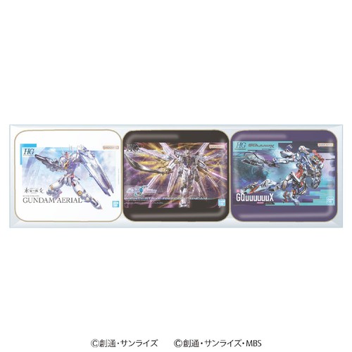 ハート ガンダムガンプラパッケージアートキャラタブ缶セレクション 3缶セット