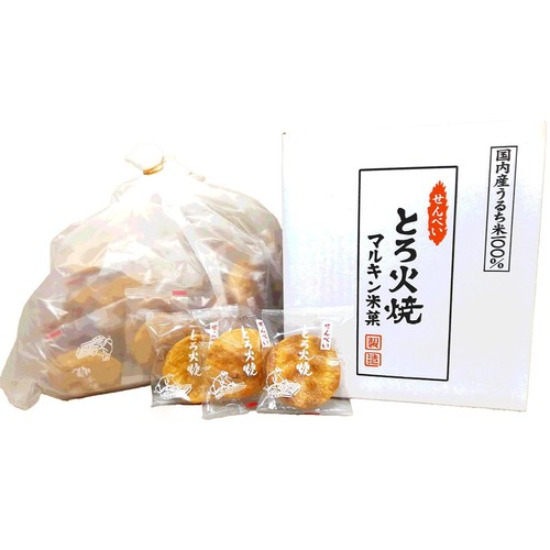 マルキン米菓 とろ火焼 醤油 50枚入 Green Beans | グリーン