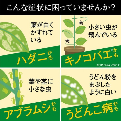 アース製薬 BotaNice ボタナイス 殺虫殺菌剤 スプレー 観葉植物の虫・病気対策  500ml