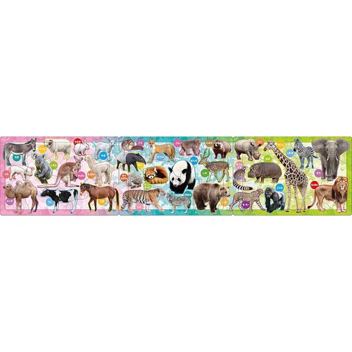 エポック社 ステップパノラマパズル どうぶつえん 3才以上