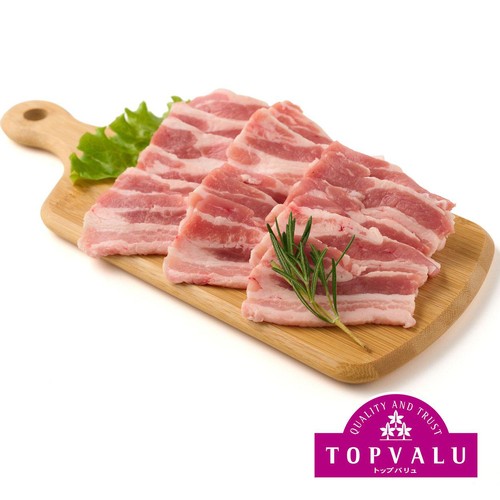 うまみ和豚 国産豚肉ばら焼肉用 170g-230g 【冷蔵】トップバリュ