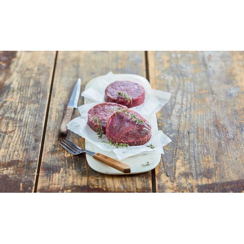 ピカール シャロレ牛のステーキ肉 (成型肉)【冷凍】 500g (125g x 4切)