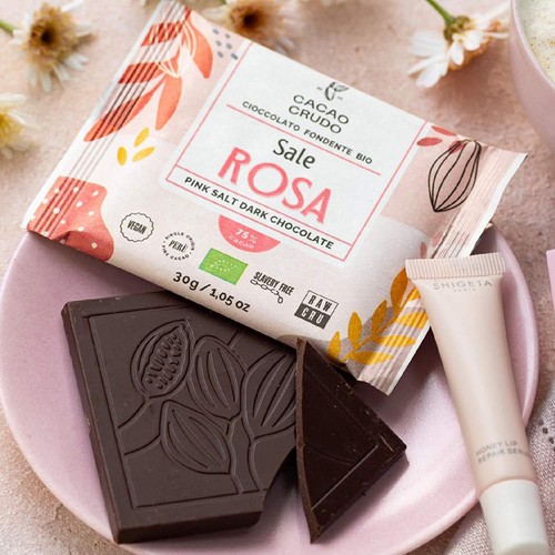 カカオクルード オーガニックダークローチョコレート ヒマラヤンソルト&カカオニブ 30g