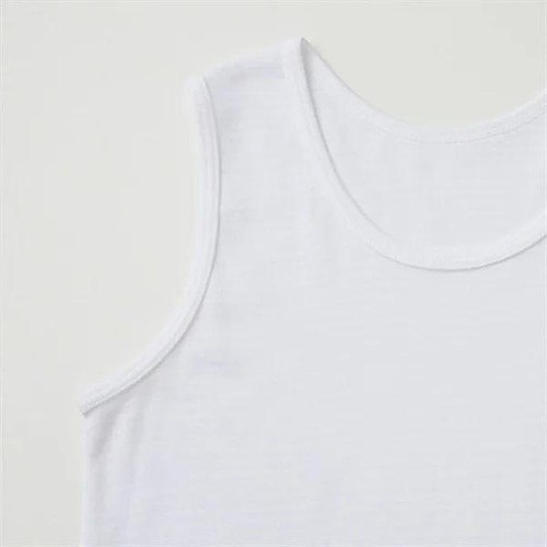 PEACE FIT(ピースフィット) COOL コットン タンクトップ シロ 110cm トップバリュ