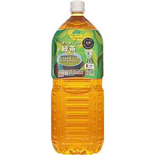オーガニック 緑茶 2000ml トップバリュ グリーンアイ Green Beans