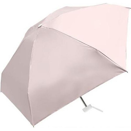 NATURAL BASIC UVコンパクト 晴雨兼用折りたたみ傘  50cm ピンク