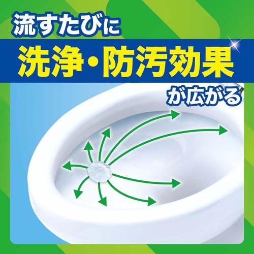 ジョンソン スクラビングバブル トイレスタンプ 消臭成分in 本体 クリアジャスミン 38g