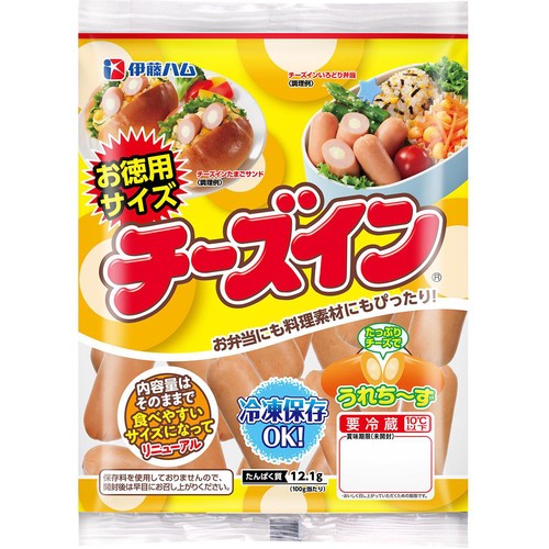 伊藤ハム チーズインお徳用サイズ 240g