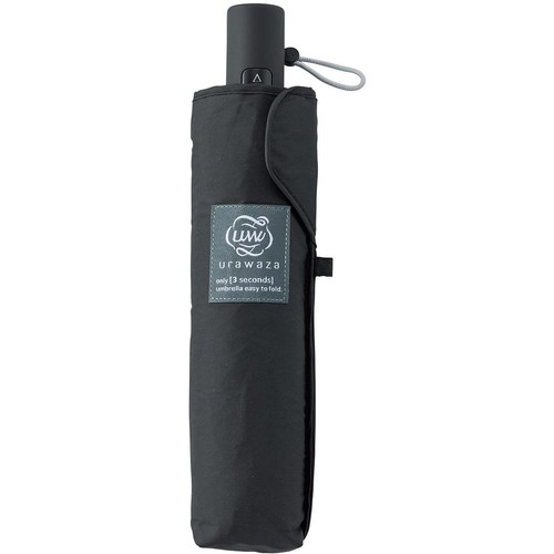 ムーンバット エスタ URAWAZA Slim 自動開閉 日傘 ブラック 55cm