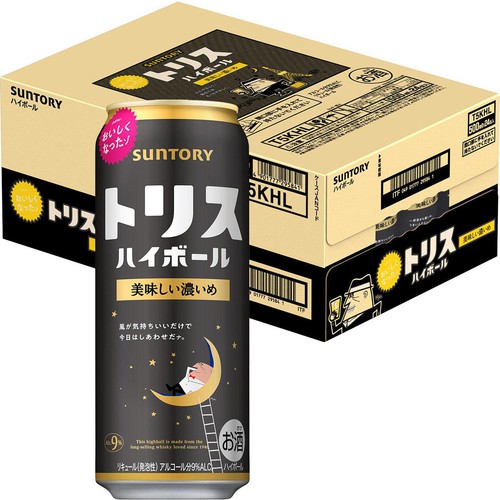 9%】 サントリー トリス ハイボール缶濃いめ 1ケース 500ml x 24本
