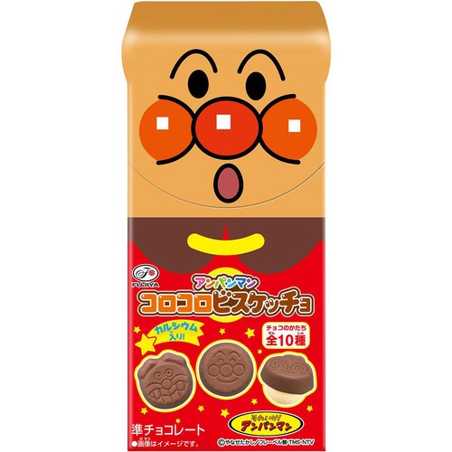 不二家 アンパンマン コロコロビスケッチョ 34g