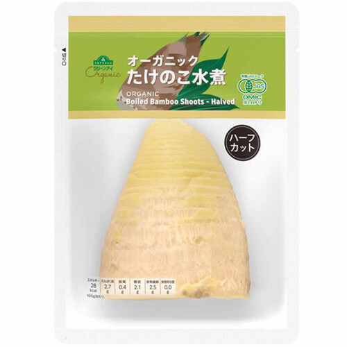 オーガニックたけのこ水煮ハーフカット 180g トップバリュ グリーンアイ