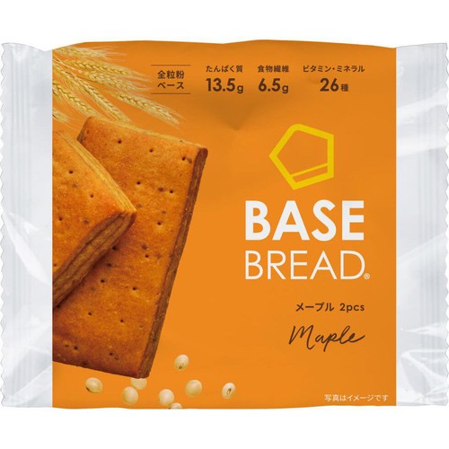 ベースフード BASEBREADメープル 2個入