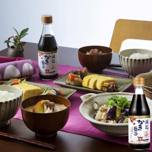 アサムラサキ 減塩かき醤油 300ml
