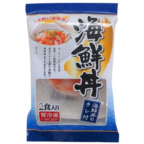 冷凍】 お手軽 海鮮丼 80g (40g x 2食分) Green Beans | グリーン