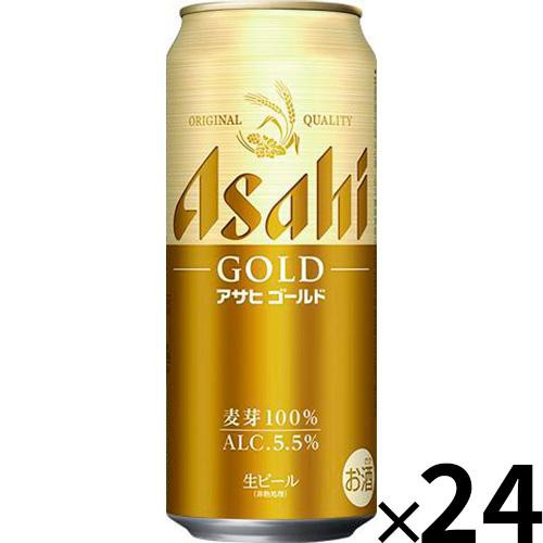 【5.5%】 アサヒ ゴールド 500ml x 24本