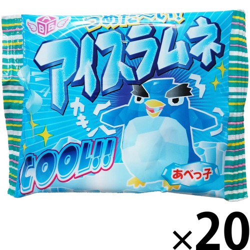 安部製菓 アイスラムネ 1箱(10g x 20袋)