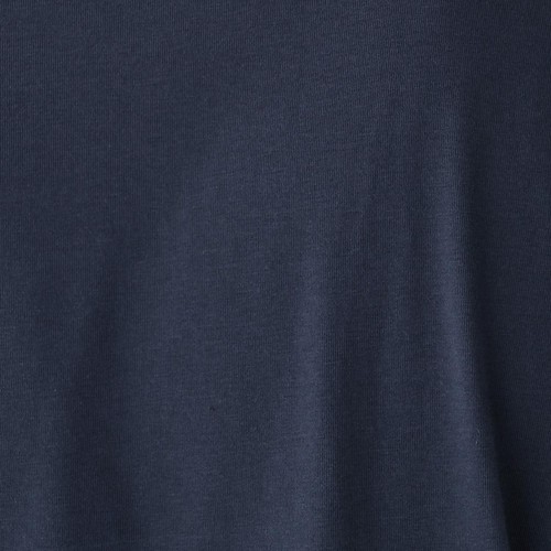 PEACE FIT(ピースフィット) SilkyFACT コットン 半袖クルーネックTシャツ 紳士 ネイビー M トップバリュ