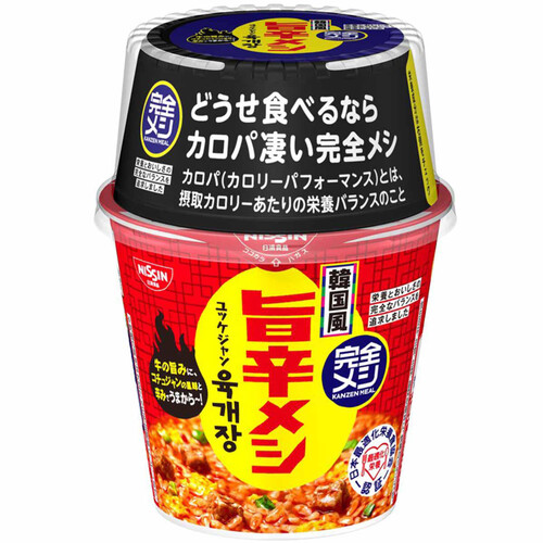 日清食品 完全メシ 韓国風旨辛メシ ユッケジャン 110g