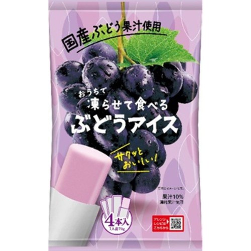 谷尾食糧 凍らせて食べるぶどうアイス 280g(70g x 4袋)