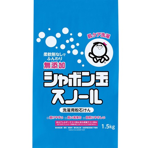 シャボン玉石けん 粉石けんスノール 1.5kg Green Beans | グリーン