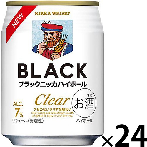 【7%】アサヒ ブラックニッカハイボール 1ケース 250ml x 24本